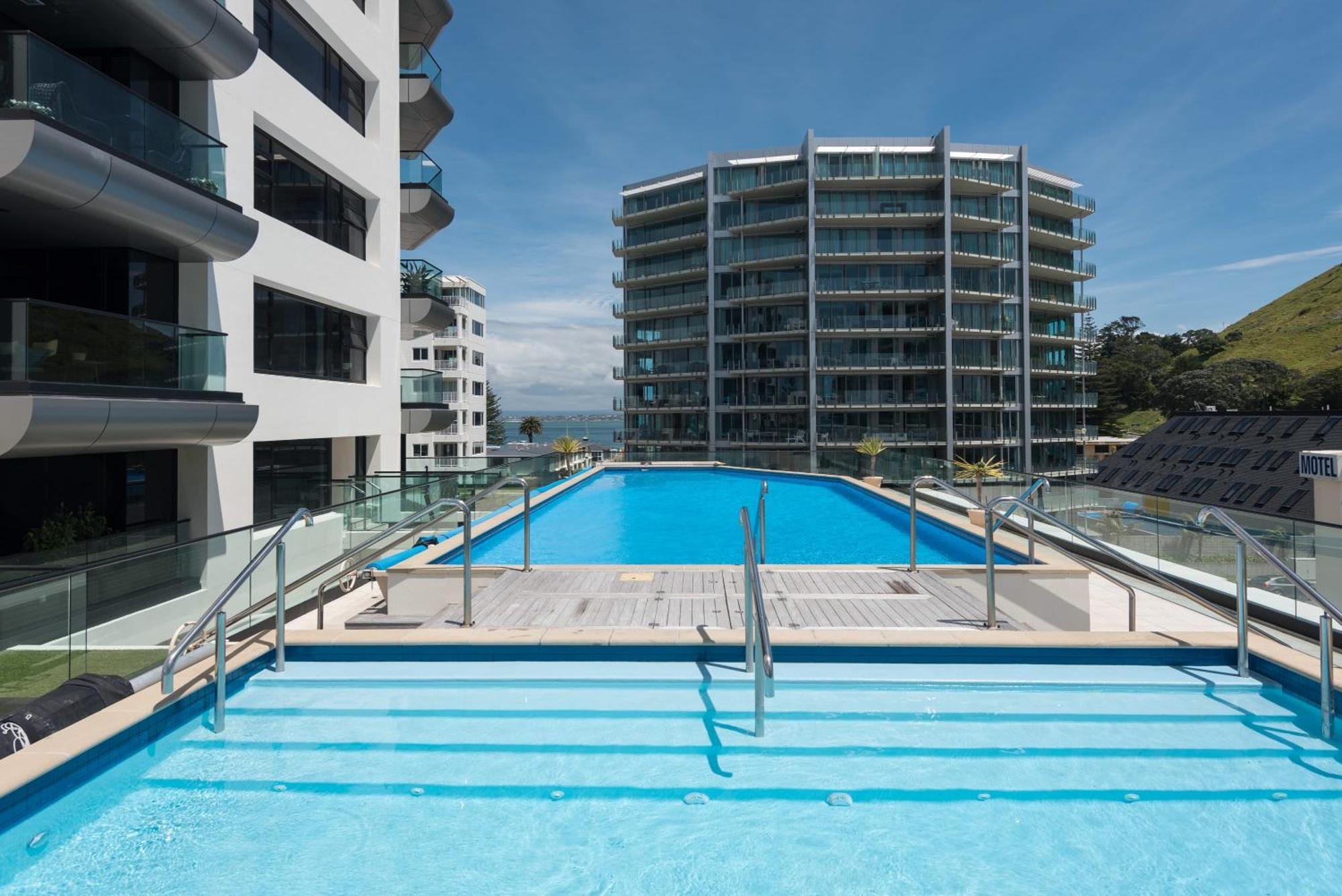 Marvelous Downtown Apartment Moments From Main Beach With Heated Pool, Gym And Parking Mount Maunganui Zewnętrze zdjęcie